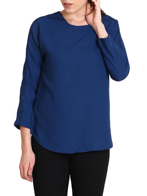 lace detail top - 9792545 - Very Small Image - 1