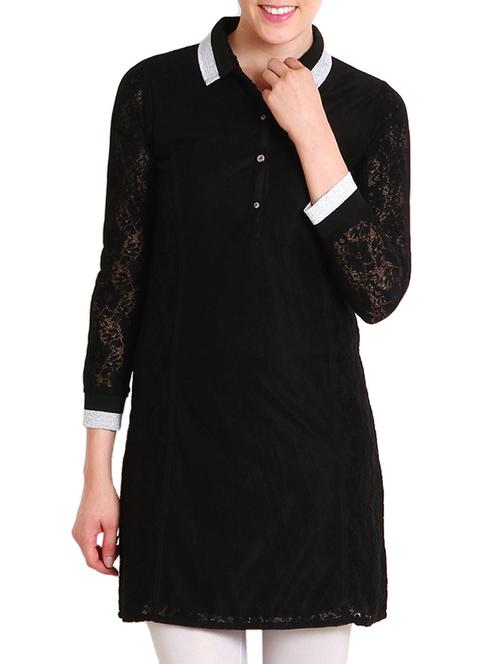 black lace, net tunic - 9792550 - Very Small Image - 1