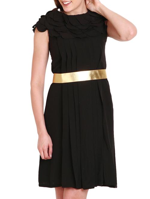 black crepe dress - 9794921 - Very Small Image - 1