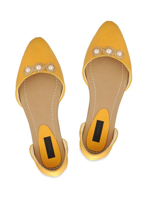 yellow Leather sandals - 9801210 - Very Small Image - 1