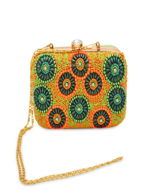 green metal frame  clutch - 9811504 - Very Small Image - 1