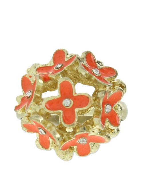 orange metal alloy ring - 9811955 - Very Small Image - 1
