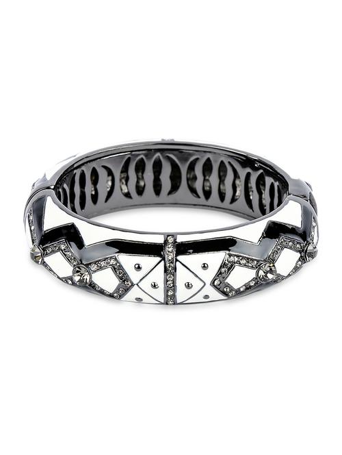 ivory,black brass bracelet - 9813022 - Very Small Image - 1