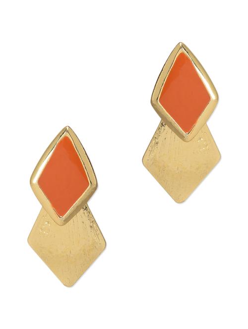 orange drop earrings - 9814232 - Very Small Image - 1