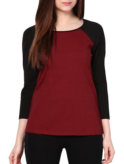 knitted colour block t shirt - 981723 - Very Small Image - 1