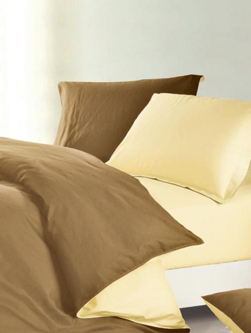 cream cotton bedsheet set - 9818783 - Very Small Image - 1
