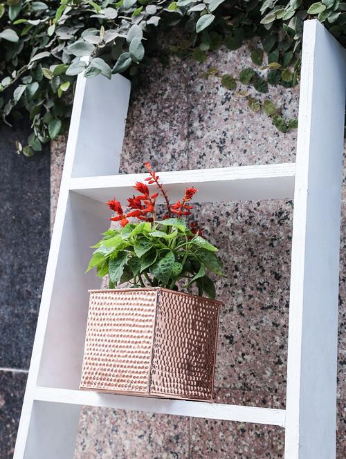 Copper Metal Planter - 9820881 - Very Small Image - 1