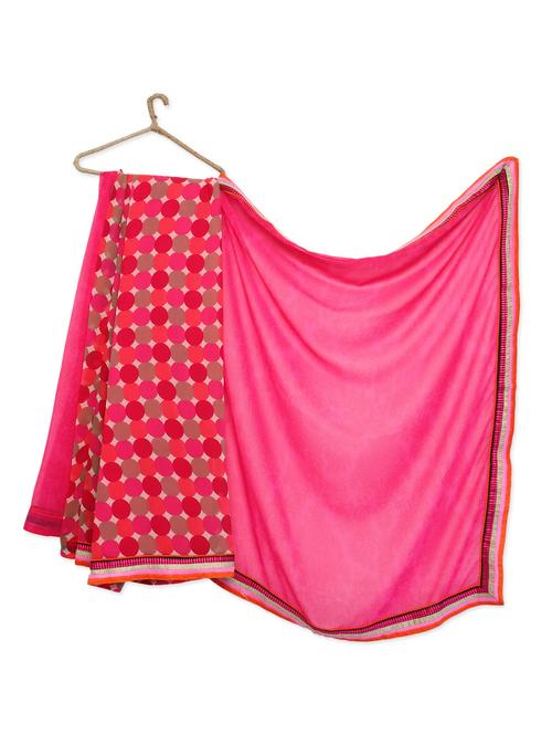 digital printed georgettesaree with blouse piece - 982162 - Very Small Image - 1