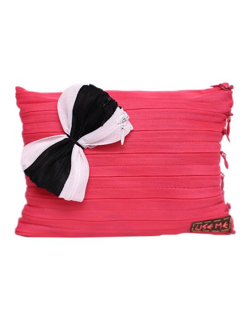 pink polyester pouch - 9828419 - Very Small Image - 1