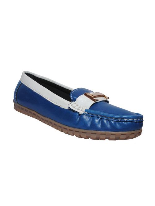 blue synthetic leather loafer  - 9842470 - Very Small Image - 1