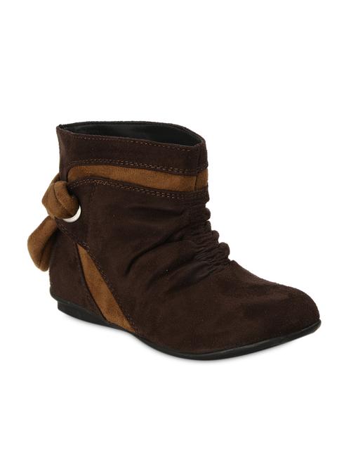 brown leatherette boot - 9843471 - Very Small Image - 1