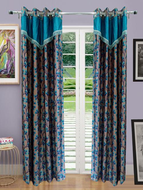 blue polyester curtain - 9843776 - Very Small Image - 1