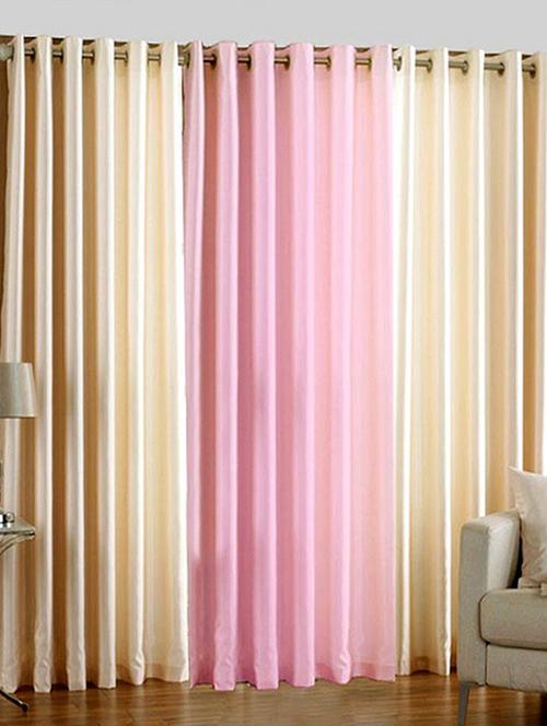 homefab india set of 3 multi-color curtains(hf278) - 9843970 - Very Small Image - 1