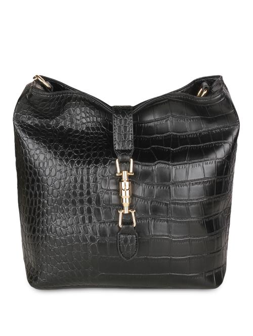 black leatherette handbag - 9845100 - Very Small Image - 1