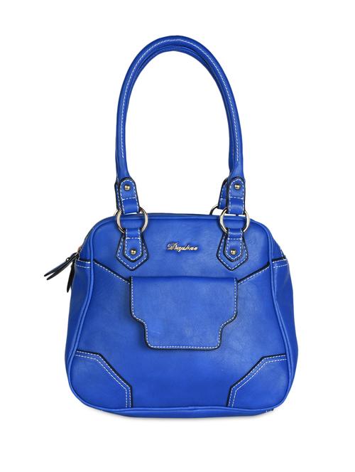 blue leatherette handbag - 985273 - Very Small Image - 1