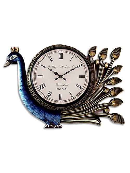 RoyalsCart Peacock Analog Wall Clock ( Height 18 ) - 9860649 - Very Small Image - 1