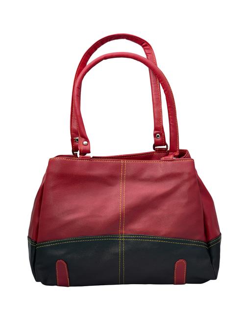 red leatherette handbag - 9871179 - Very Small Image - 1