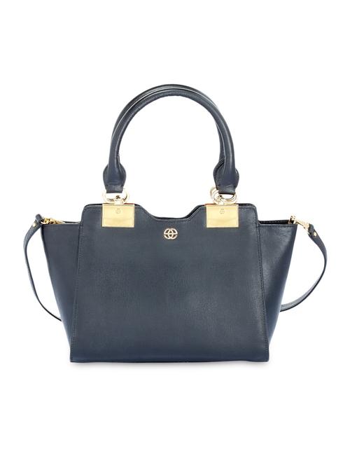 black trapezium leather handbag - 9872292 - Very Small Image - 1