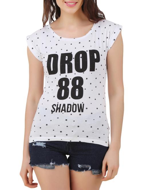 white single jersey cotton tshirt - 9874379 - Very Small Image - 1