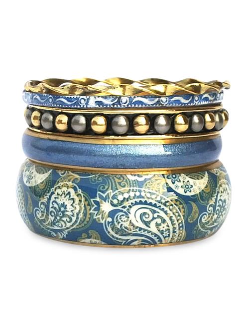 multicolor metallic bangles set - 9878838 - Very Small Image - 1