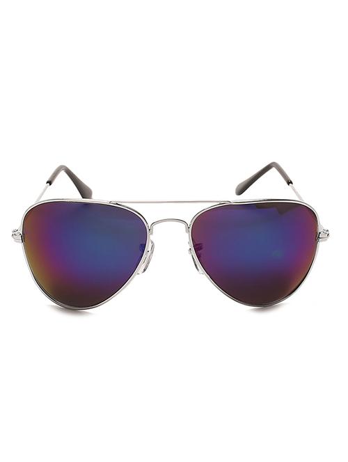 blue glass metallic aviator - 988099 - Very Small Image - 1