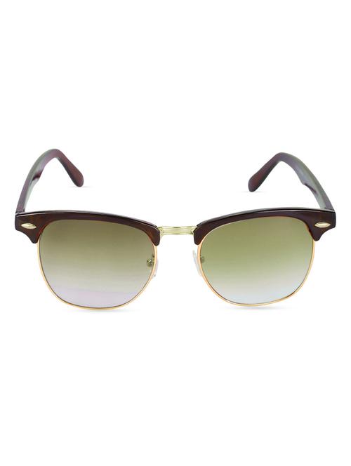 black plastic half rim sunglass - 988174 - Very Small Image - 1