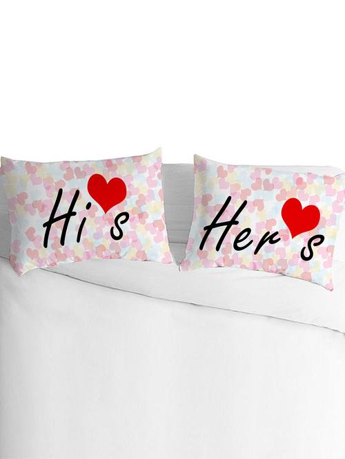 multicolor poly silk pillow covers set of 2 - 9882234 - Very Small Image - 1