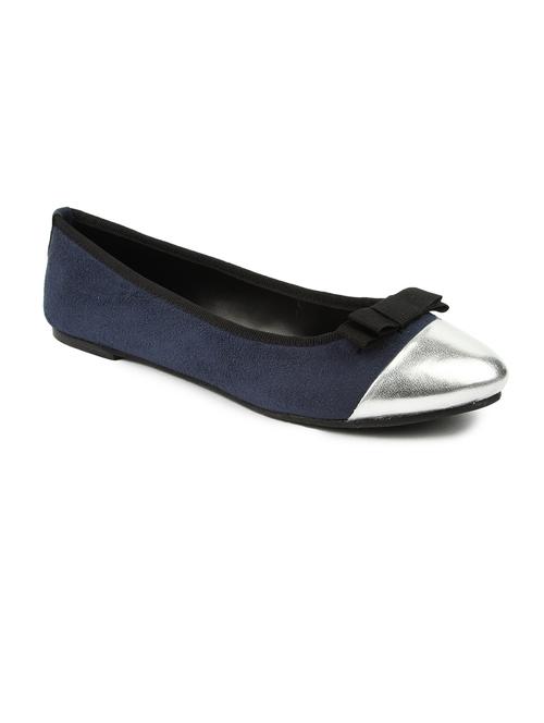 blue  suede ballerinas. - 9883906 - Very Small Image - 1