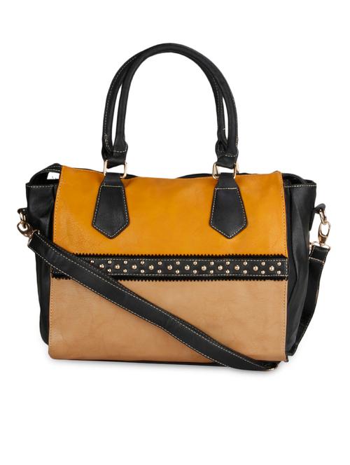 yellow leatherette  hand bags - 9889347 - Very Small Image - 1