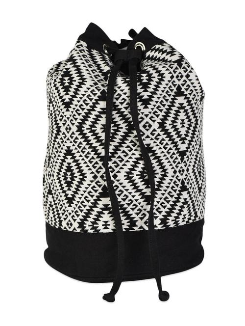 monochrome woven canvas back-pack - 989322 - Very Small Image - 1