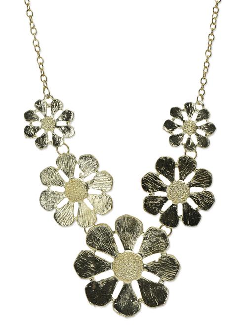 golden flower necklace - 989834 - Very Small Image - 1
