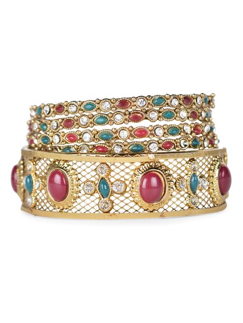 golden ethnic bangles - 989932 - Very Small Image - 1