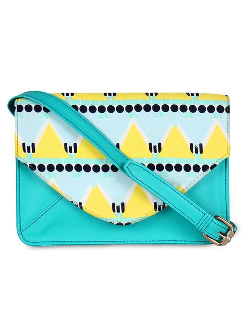 blue printed leatherette bag - 9900201 - Very Small Image - 1
