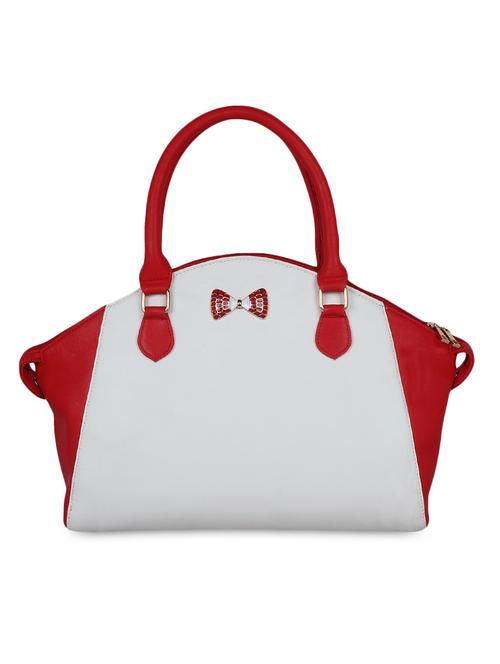 white leatherette handbag - 9900232 - Very Small Image - 1