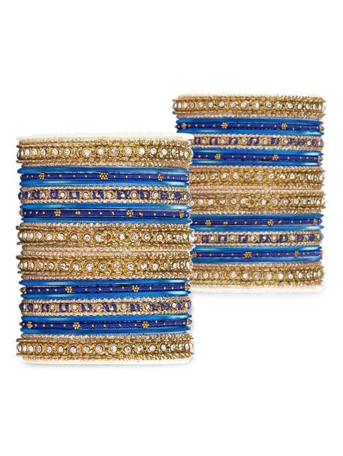 blue alloy bangles - 9904390 - Very Small Image - 1