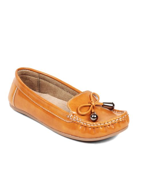 brown leatherette loafers - 9908822 - Very Small Image - 1