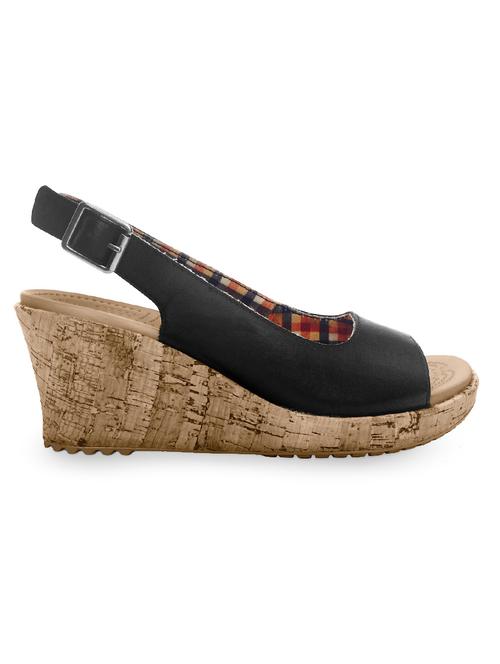 open toe black wedges - 991860 - Very Small Image - 1