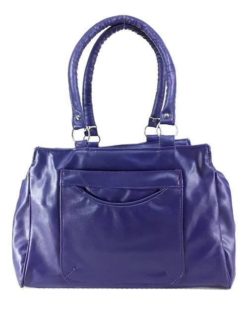 blue leatherette handbag - 9934057 - Very Small Image - 1