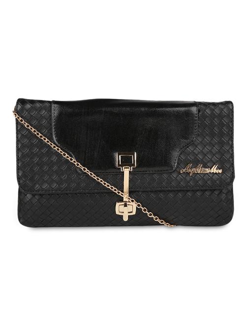 black leatherette clutches - 9947634 - Very Small Image - 1