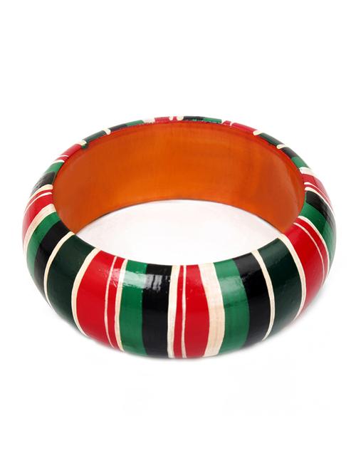 multi colored wood bangle - 9947900 - Very Small Image - 1