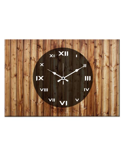 brown analog wall clock - 996244 - Very Small Image - 1