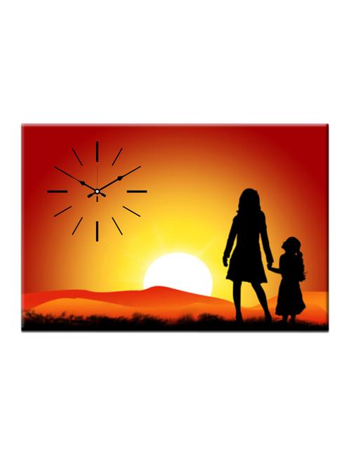 sunset silhouette print wall clock - 996264 - Very Small Image - 1