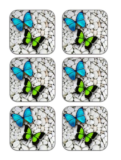 multi wood coaster set - 9962999 - Very Small Image - 1