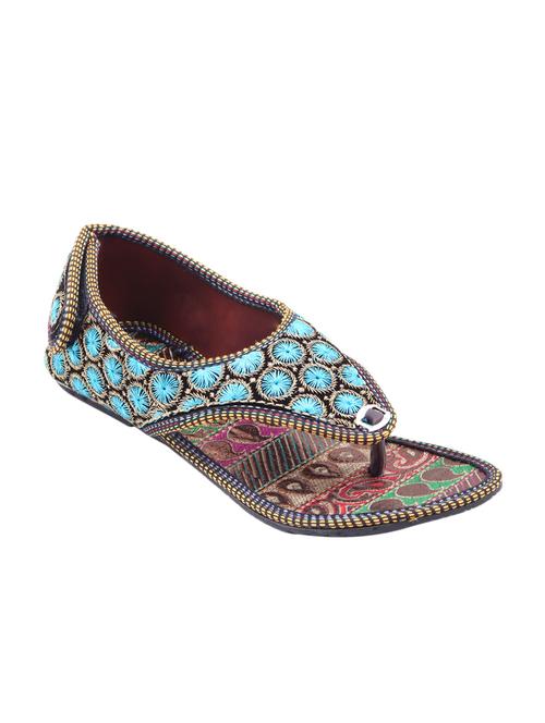 blue fabric sandals - 9969313 - Very Small Image - 1