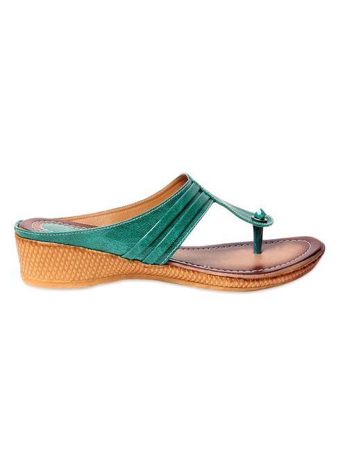 green textured toe separator low heel - 997101 - Very Small Image - 1