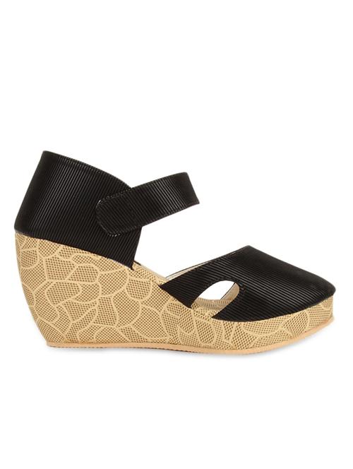 Black Wedges With Heel Strap - 997232 - Very Small Image - 1