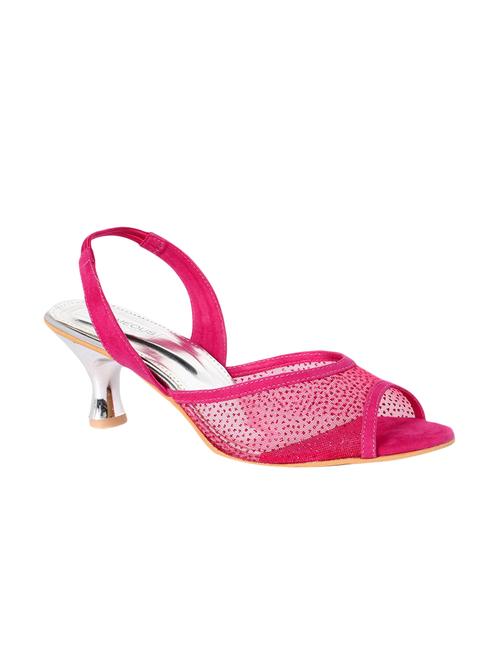 pink leatherette sandals - 9975173 - Very Small Image - 1