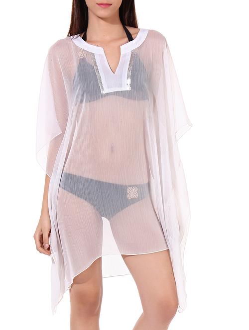 white polyester swimwear - 9979580 - Very Small Image - 1