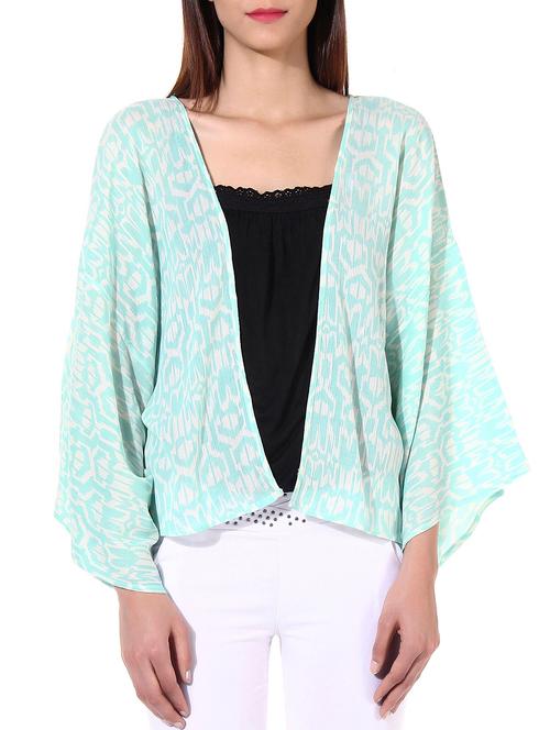 blue viscose summer jacket - 9979645 - Very Small Image - 1