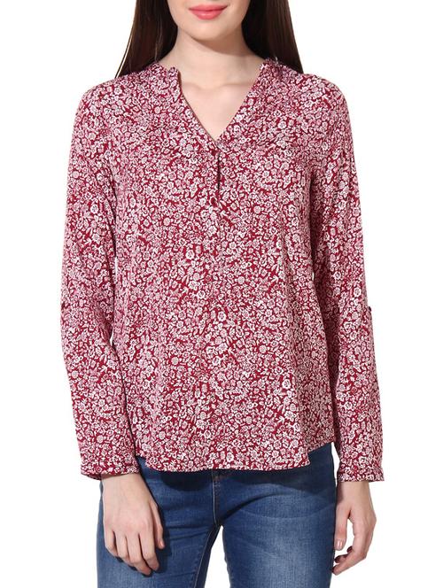 red polyester top - 9979656 - Very Small Image - 1